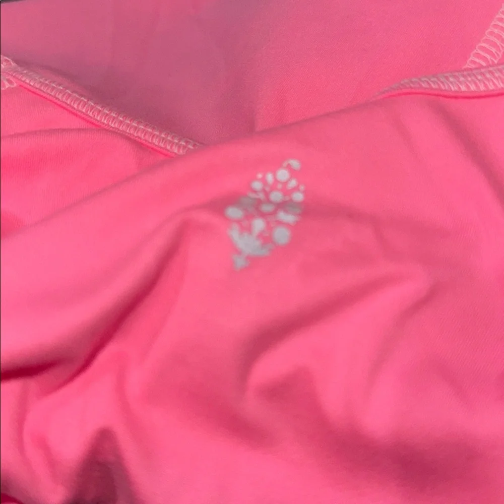 NWOT FP Movement X Free People Off Duty Flounce Tank in Pink Lemonade Medium